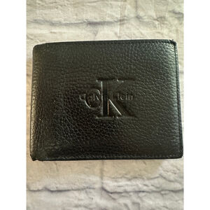 Calvin Klein Black Leather Men's Wallet